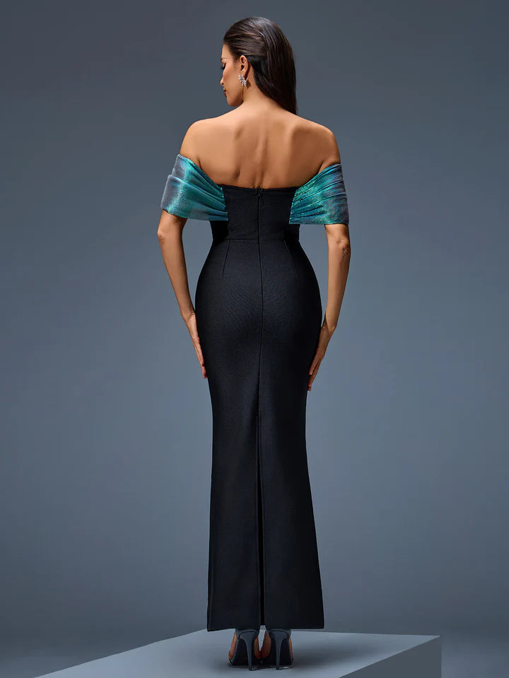 Robe Bandage Prestige Émeraude Nocturne