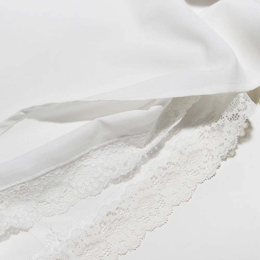 Christmas Sweetness Dress - White