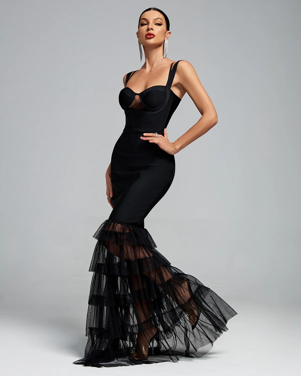 Robe Bandage Prestige Élégance Nocturne