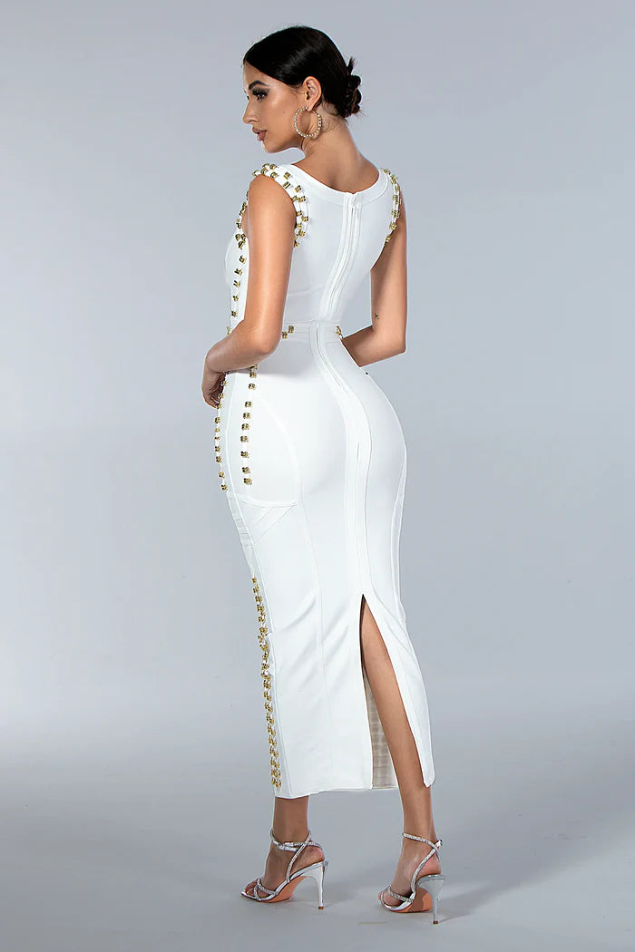 Robe Bandage Prestige Luxe Dorée
