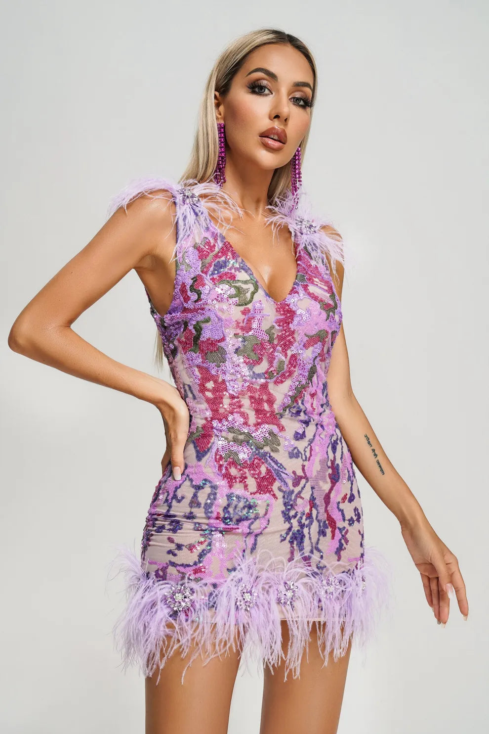 Robe"Fantaisie Florale"