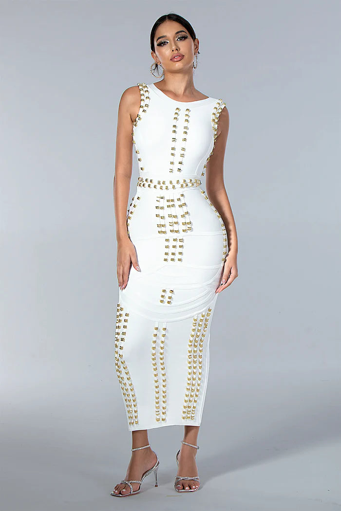 Robe Bandage Prestige Luxe Dorée
