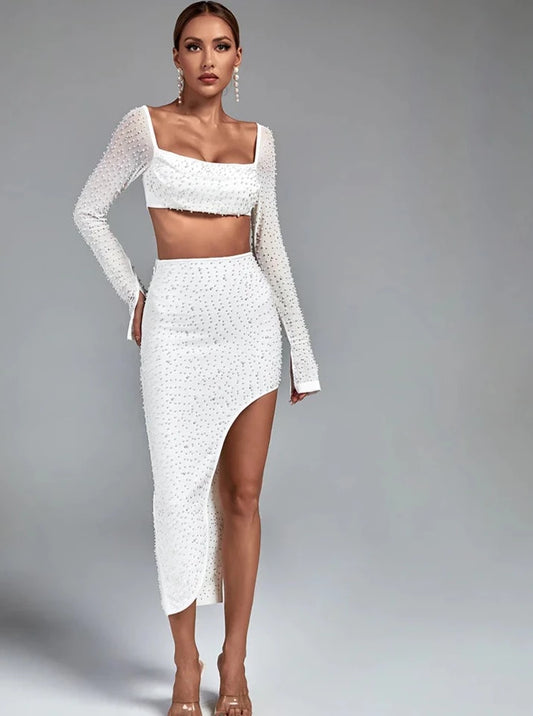 Ombre d'Ivoire Prestige Bandage Two-Piece Set