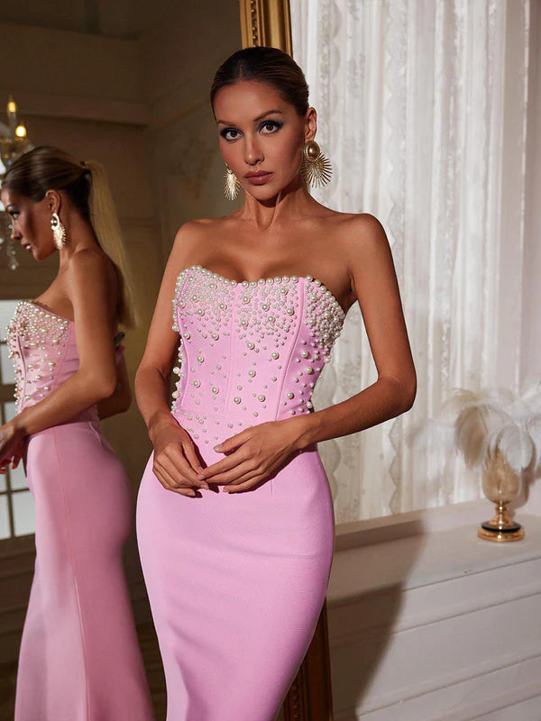 "Prestige Perles" Bandage Dress