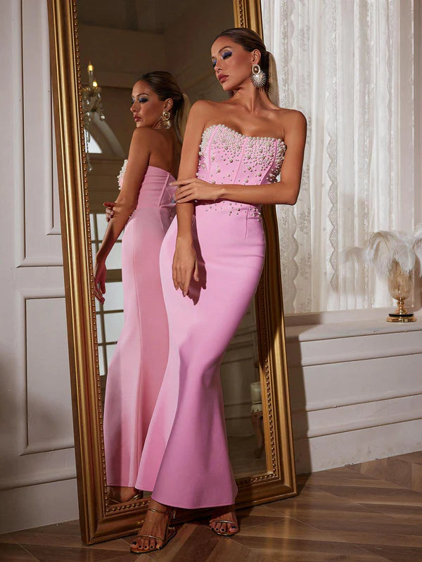 "Prestige Perles" Bandage Dress