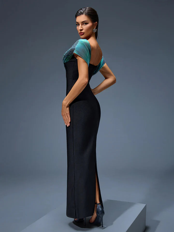 Robe Bandage Prestige Émeraude Nocturne