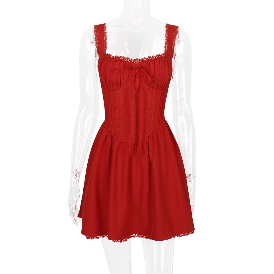 Christmas Sweetness Dress - Red