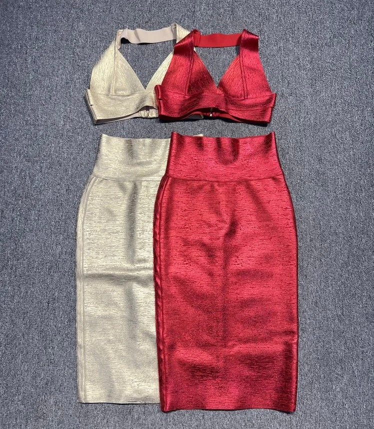 Ensemble deux pièces bandage prestige rêve de fête