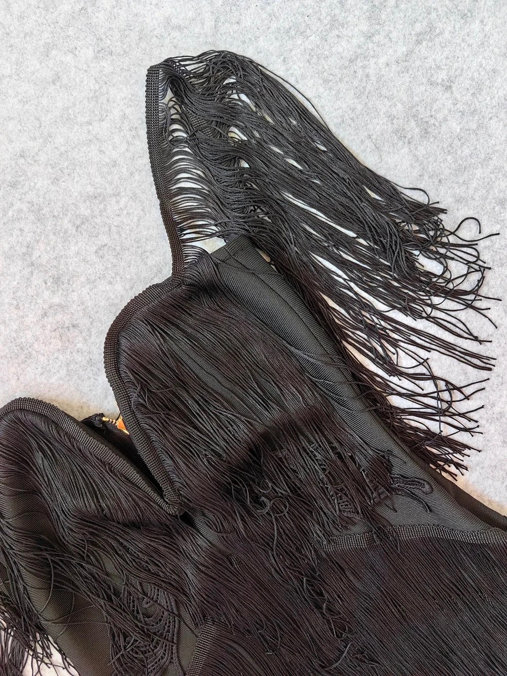 Christmas Eve Fringe Bandage Dress