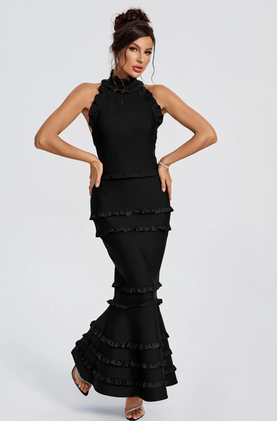 Luxury Prestige Bandage Dress "Black Elegance"