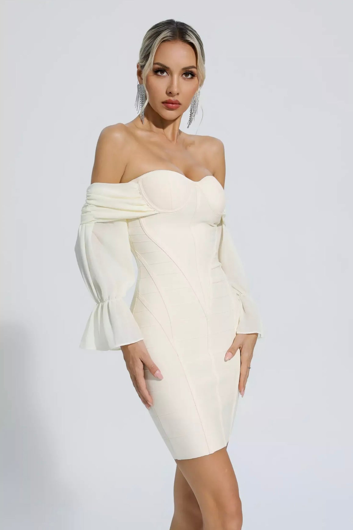 Robe bandage prestige - Rosalia Ivoire